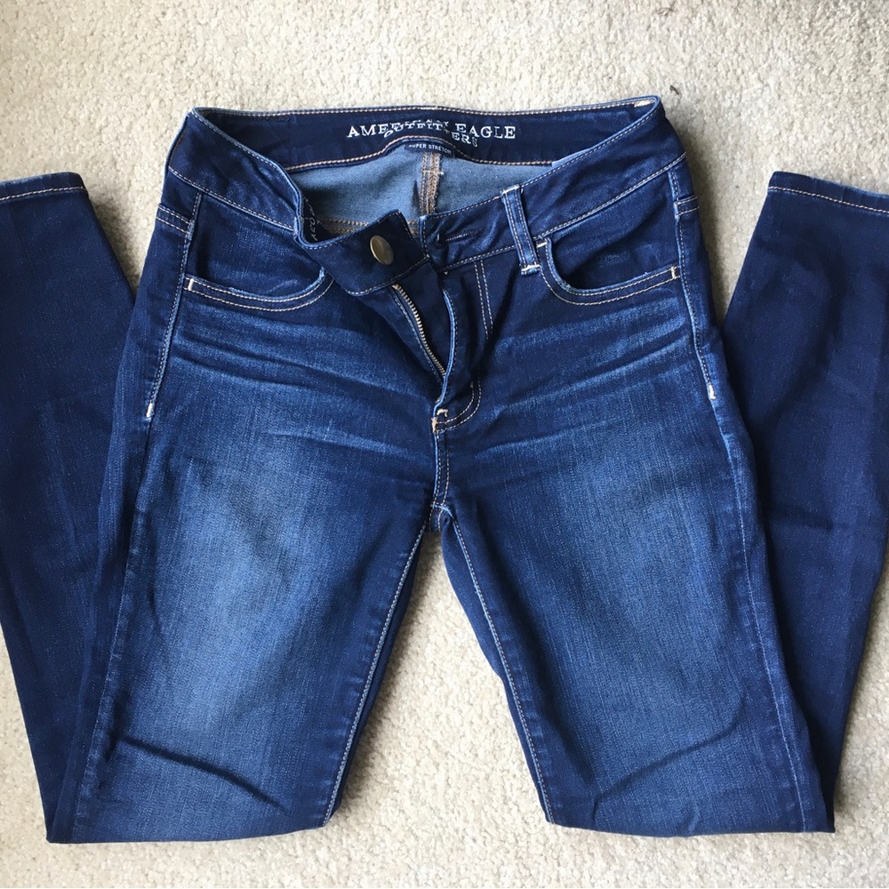 American Eagle Super Stretch Jegging Jeans 0 short